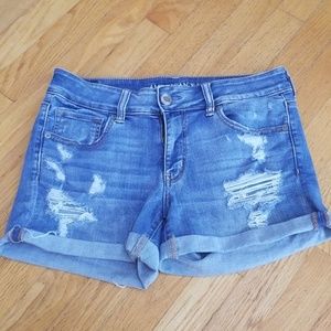 Distressed American Eagle shorts